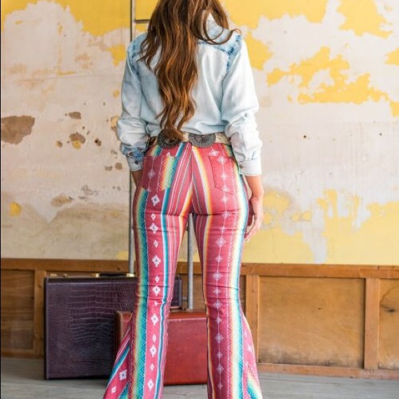 LAST ONE Sz Lg🐾L&B Rainbow Serape Bells🐾 - Picture 4 of 7